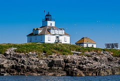 Egg Rock Lighthouse is Part of a Seabird Sanctuary in Maine